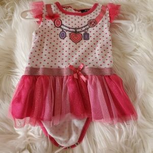 DDG Darlings dress with bloomer built in 0-3 mths
